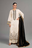 Nishat Linen 3 Piece - Jacquard Embroidered Suit - 42402088 Online Shopping