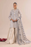 Nishat Linen 3 Piece - Printed Loose Fabric - 42403143 Online Shopping