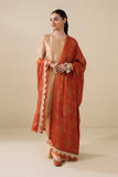 Nishat Linen 1 Piece - Glitter Gold Printed Loose Fabric - 42403238 Online Shopping