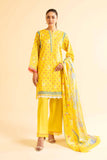 Nishat Linen 3 Piece - Printed Loose Fabric - 42403250 Online Shopping