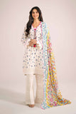 Nishat Linen 3 Piece - Printed Loose Fabric - 42403254 Online Shopping