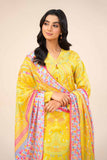 Nishat Linen 3 Piece - Printed Loose Fabric - 42403291 Online Shopping