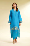 Nishat Linen 2 Piece - Dyed Embroidered Suit - 42501006 Online Shopping