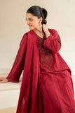 Nishat Linen 3 Piece - Jacquard Embroidered Suit - 42501042 Online Shopping