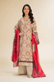 Nishat Linen 3 Piece - Jacquard Embroidered Suit - 42501095 Online Shopping