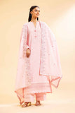Nishat Linen 3 Piece - Dyed Embroidered Suit - 42501105 Online Shopping