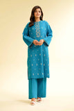 Nishat Linen 2 Piece - Dyed Embroidered Suit - 42501144 Online Shopping