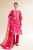 Nishat Linen 3 Piece - Printed Embroidered Suit - 42501243 Online Shopping