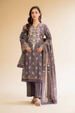 Nishat Linen 3 Piece - Printed Embroidered Suit - 42501244 Online Shopping