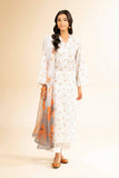 Nishat Linen 2 Piece - Printed With Laces Suit - 42501272 Online Shopping