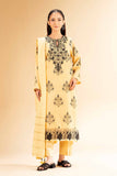Nishat Linen 3 Piece - Digital Printed Jacquard Embroidered Suit - 42501299 Online Shopping