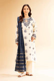Nishat Linen 3 Piece - Digital Printed Jacquard Embroidered Suit - 42501303 Online Shopping