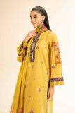 Nishat Linen 3 Piece - Printed Embroidered Suit - 42501306 Online Shopping