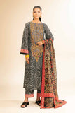Nishat Linen 3 Piece - Printed Embroidered Suit - 42501308 Online Shopping