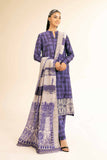Nishat Linen 3 Piece - Printed Embroidered Suit - 42501312 Online Shopping