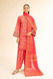 Nishat Linen 3 Piece - Printed Embroidered Suit - 42501313 Online Shopping