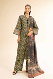Nishat Linen 3 Piece - Printed Embroidered Suit - 42501314 Online Shopping