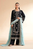 Nishat Linen 3 Piece - Dyed Embroidered Suit - 42501355 Online Shopping
