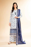 Nishat Linen 3 Piece - Printed Embroidered Suit - 42501357 Online Shopping