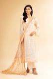 Nishat Linen 3 Piece - Embroidered Suit - 42501414 Online Shopping