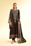 Nishat Linen 3 Piece - Gold Printed Embroidered Suit - 42501423 Online Shopping