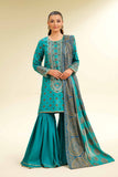 Nishat Linen 3 Piece - Gold Printed Embroidered Suit - 42501425 Online Shopping