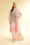 Nishat Linen 3 Piece - Digital Printed Embroidered Suit - 42501430 Online Shopping