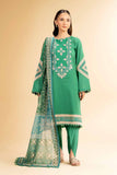 Nishat Linen 3 Piece - Embroidered Suit - 42501441 Online Shopping