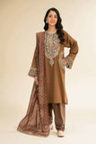 Nishat Linen 3 Piece - Embroidered Suit - 42501444 Online Shopping