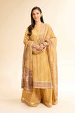 Nishat Linen 3 Piece - Printed With Gotta Laces Suit - 42501448 Online Shopping