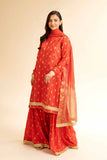 Nishat Linen 3 Piece - Printed With Gotta Laces Suit - 42501452 Online Shopping