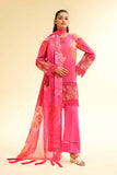 Nishat Linen 3 Piece - Digital Printed Embroidered Suit - 42501476 Online Shopping