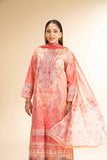 Nishat Linen 3 Piece - Digital Printed Embroidered Suit - 42501485 Online Shopping