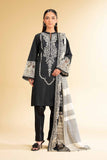 Nishat Linen 3 Piece - Printed Embroidered Suit - 42501657 Online Shopping