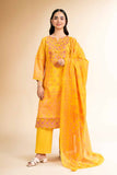 Nishat Linen 3 Piece - Flatbed Paste Embroidered Suit - 42501661 Online Shopping