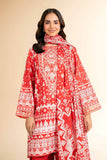 Nishat Linen 3 Piece - Flatbed Paste Embroidered Suit - 42501662 Online Shopping