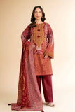 Nishat Linen 3 Piece - Flatbed Paste Embroidered Suit - 42501663 Online Shopping