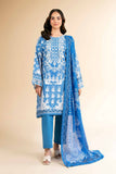 Nishat Linen 3 Piece - Flatbed Paste Embroidered Suit - 42501664 Online Shopping