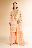Nishat Linen 3 Piece - Flatbed Paste Embroidered Suit - 42501665 Online Shopping