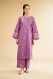 Nishat Linen 2 Piece - Dyed Embroidered Suit - 42501795 Online Shopping