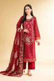Nishat Linen 3 Piece -  Paste Printed Embroidered Suit - 42501813 Online Shopping