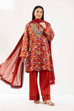 Nishat Linen 3 Piece - Printed Embroidered Suit - 42502131 Online Shopping