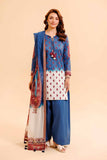 Nishat Linen 3 Piece - Digital Printed Loose Fabric - 42503040 Online Shopping