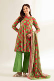 Nishat Linen 3 Piece - Printed Loose Fabric - 42503266 Online Shopping