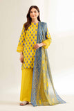 Nishat Linen 3 Piece - Printed Loose Fabric - 42503285 Online Shopping