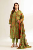 Nishat Linen 3 Piece - Printed Loose Fabric - 42503287 Online Shopping