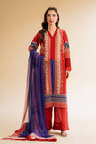 Nishat Linen 3 Piece - Printed Embroidered Suit - 42519396 Online Shopping