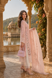 D2 - Satin Rose Saadia Asad Brand Original Fabrics