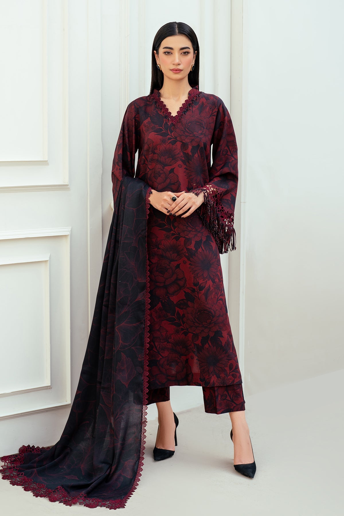 Baroque Digital Printed Khaddar SF-4013 Online Shopping