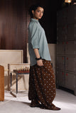 Marine Polka Zara Shahjahan Brand Original Fabrics